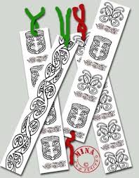 Maori Printables Maori Bookmarks To Make And Colour Maori Art Art For Kids How To Make Bookmarks