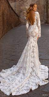 Berta Wedding Dresses Fall 2020 Napoli Bridal Collection Belle The Magazine Backless Long Sleeve Wedding Dress Lace Berta Wedding Dress Backless Wedding