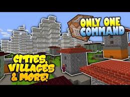Minecraft Instant Cities Villages More No Mods Only One Command Block Minecraft Redstone Minecraft Redstone Minecraft Minecraft Commands