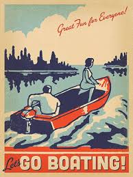 Go Boating Cabin Art Lake Decor Lakehouse Decor