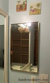 The bathroom medicine cabinet.since this little spot is so deeply embedded into our. Medicine Cabinet Makeover For Under 10 Handyman Larry