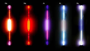 Noble Gases Helium He Neon Ne Argon Ar Krypton Kr Xenon Xe Noble Gas Inert Gas Gas Lights