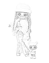 104k.) this omg doll coloring pages from lol surprise dolls for individual and noncommercial use only, the copyright belongs to their respective creatures or owners. Free Printable Coloring Omg Fashion Lol Omg Doll Coloring Pages Novocom Top