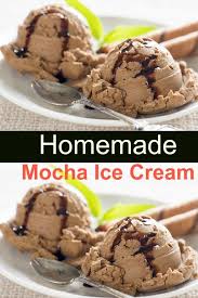 Homemade Mocha Ice Cream The Best Coffee Ice Cream Recipe Homemade Ice Cream Recipes Homemade Mocha Homemade Chocolate Ice Cream