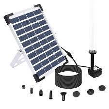 Maybe you would like to learn more about one of these? Fesjoy 10v 5w Solar Powered Fountain Pump Water Pump With Adjustable Solar Panel Birdbath Pump Outdoor Water Fountain Panel Kit For Fish Tank Small Pond Garden Patio Lawn Pool Birdbath Fountain Pump Buy