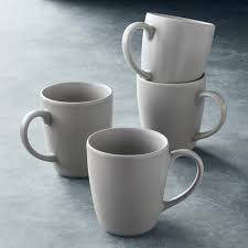 Open Kitchen By Williams Sonoma Matte Coupe Coffee Mug Set Set Of 4 Williams Sonoma Open Kitchen Williams Sonoma Stoneware Mugs