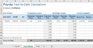 A payslip is a unique piece of paper acts as proof of payment given to the employee or labor at the end of work or project. Payslip Template For Excel And Google Sheets