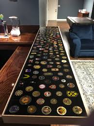 Challenge Coin Bar Top Pallet Bar Diy Bar Top Military Bar