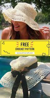 Crochet Floppy Sun Hat Free Pattern Crochetsunhat Crochetsunhatpattern Sunhat Crochet Crochetpattern Freecroc Crochet Sun Hat Crochet Summer Hats Crochet