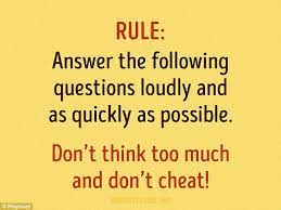 Fun trick questions and brain teasers are a source of real hearty laughs, stimulation for the brain, an ideal way to get rid of boredom, and an assured way to strike a casual conversation with colleagues in … Perception Test Challenges Your Brain Power With Quick Fire Questions Daily Mail Online