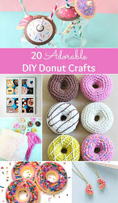 20 Adorable Diy Donut Crafts Donut Craft Diy Donuts Fall Crafts Diy