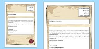 Maybe you would like to learn more about one of these? Editable Wizard School Acceptance Letter Template