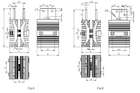 air cooled water cooled scr heat sinks