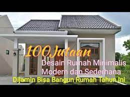 Apapun itu, anda mesti menyiapkan banyak hal ya untuk mewujudkan rumah impianmu ini, misalkan saja menyiapkan desainnya lebih dulu. 30 Desain Rumah Minimalis Modern Dan Sederhana Dengan Modal 100jutaan Youtube