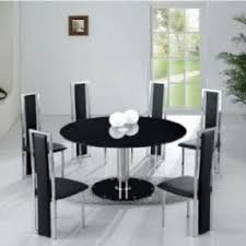 Maximize your dining space with this round dining table. Glass Round Dining Table For 6 Ideas On Foter