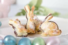 Ruck Zuck Schoko Blatterteig Hasen Joyful Food Rezept Rezepte Blatterteig Rezepte Suss Osterrezepte Backen