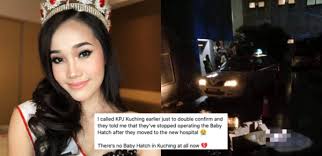 Maybe you would like to learn more about one of these? Former Miss World Malaysia Highlights Need For Baby Hatches After Dumping Case In Kuching
