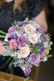 I wish the fragrant hyacinth and lilac were available all year long. A Romantic Spring Bridal Bouquet In Purple Pink Chic Vintage Brides