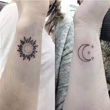 The moon has been important for humans since mankind came into existence. Sun And Moon Wrist Tattoos Tattoogrid Net