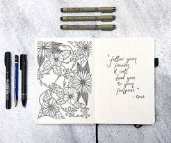 “to live would be an awfully big adventure.”. 60 Beautiful Bullet Journal Cover Page Ideas For Every Month Of The Year