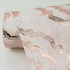 Therefore, with the right night light color on, the color really looks like a bright pink blush or even salmon sort of color. 4019 86423 Uma Rose Gold Star Medallion Wallpaper By A Street Prints