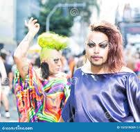 Drag Queens with Their Makeup Participate in the 23rd Gay ...