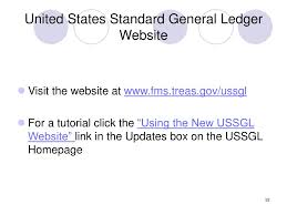 Ppt United States Standard General Ledger Website Demo