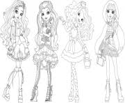 Descargue e imprima estas páginas para colorear gratis de madeline de forma gratuita. Ever After High Coloring Pages To Print Ever After High Printable