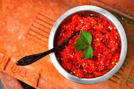 Tinorangsak or tinoransak is an indonesian hot and spicy meat dish that uses specific bumbu (spice mixture) found in manado cuisine of north sulawesi, indonesia. Sambal Trassi Recipe Indonesian Shrimp Paste Chili Salsa