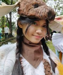 So... Perrine/Perigeine cosplay in Comic Fiesta 2024!! Had a fun photoshoot  with my friends who cos Clemmie and Kingsley!