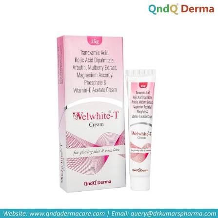 Tranexamic acid, Kojic acid, mulberry extract, and Dipalmitate Arbutin Cream Manufacturer, Supplier, and Price in India