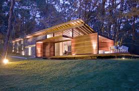 Moderna Casa De Campo Construida En Madera Hermosa Estructura Combina Piedra Rustica Y Madera En Fachadas Planos De Arquitectura