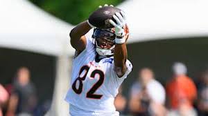 Mitchell Tinsley practicing with Cincinnati Bengals