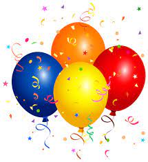 Confetti And Balloons Png Clipart Image Birthday Balloons Clipart Birthday Balloons Pictures Balloons