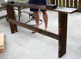 Stylish and simple diy sofa table. Easy Diy Sofa Table Tutorial Christina Maria Blog