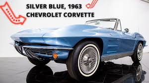 Image result for Silver Blue 1963 Corvette