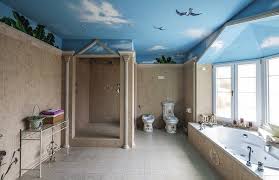 One of our favorite ideas for this material is covering popcorn ceiling with beadboard. 50 Impressive Bathroom Ceiling Design Ideas Master Bathroom Ideas