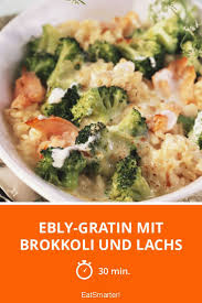 Ebly Gratin Mit Brokkoli Und Lachs Rezept Lachs Rezept Ebly Ebly Rezepte