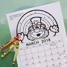 All information these cookies collect is. 2018 Printable March Coloring Calendar