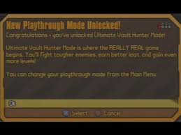 True vault hunter mode is unlocked after completion of the main quests for the first time. Borderlands 2 How To Unlock Ultimate Vault Hunter Mode Dlc Youtube