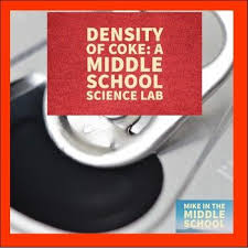 Density Inquiry Lab For Middle School Coke Middle School Science Lab Middle School Middle School Science
