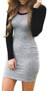 Women S Color Block Bodycon Tshirt Dress Color Block Bodycon Dress Mini Dress Casual Bodycon Tshirt Dress