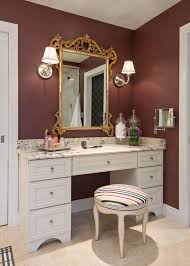 chic makeup vanity table with lights