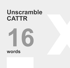Use the single word anagram solver tool above to find every anagram possible made by unscrambling some or all your letters in the word entered. Á… Unscramble Cattr 16 Words Unscrambled From Letters Cattr