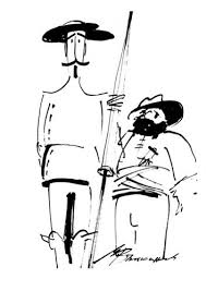 Don quixote and sancho panza. Don Quixote By Mihail Media Culture Cartoon Toonpool