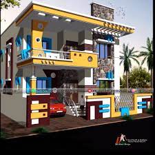 The biggest benefit of … Indian Style House Color Combinations With Beautiful House Front Design