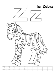 Also it has special black stripes. Coloring Pages Zebra Coloring Page Printable