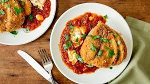 Crunchy Eggplant Parmesan Recipe Recipe Recipes Eggplant Recipes Parmesan Eggplant Parmesan