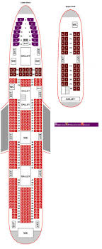 Virgin Atlantic Boeing 747 400 Premium Economy Seating Plan