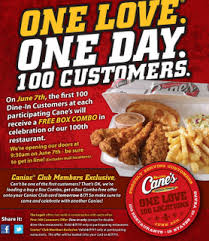 Get a free combo box at raising canes. Raising Canes Free Chicken Today Mylitter One Deal At A Time